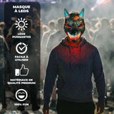 Masque LED Loup Original Cup – Halloween, Festival et Soirée Déguisée