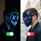 Masque LED Nightmare (Cauchemar) Bleu Original Cup – Halloween