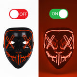 Masque LED Nightmare (Cauchemar) Rouge Original Cup – Halloween