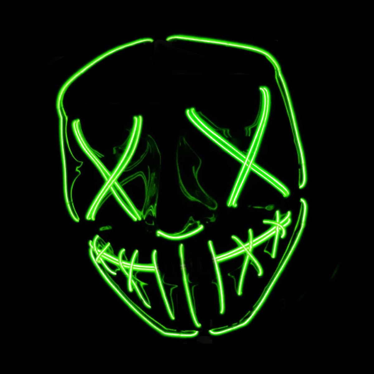 Masque LED Nightmare (Cauchemar) Vert ou Rose Original Cup – Halloween