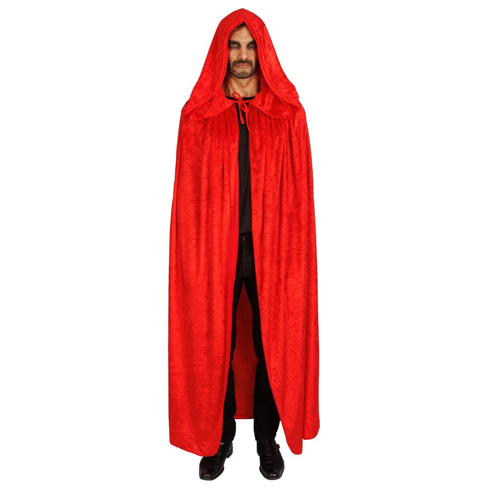 Cape à Capuche Velours Luxe – Costume Vampire et Halloween