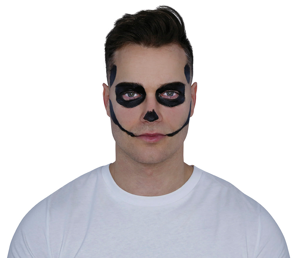 Kit Maquillage Noir et Blanc avec 2 Sticks – Squelette Halloween