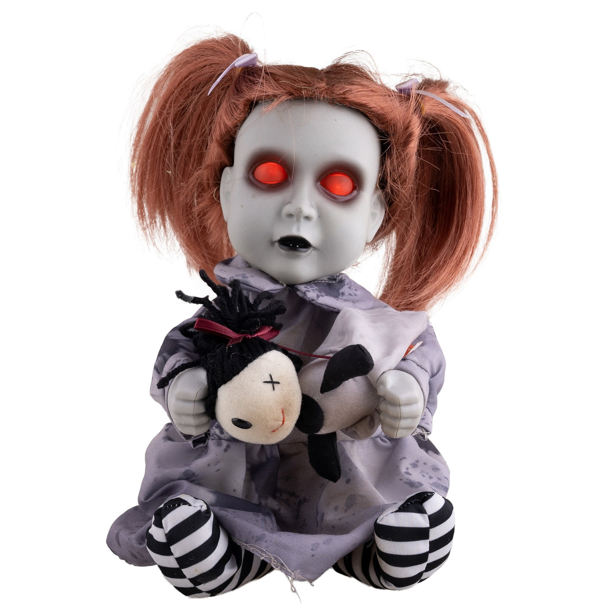 Automate Halloween Poupée Fantôme Tirant un Ours 26 cm – Comptoir, Table et Vitrine