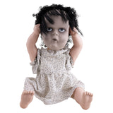 Automate Halloween Poupée de Visage 40 cm Animatronique – Comptoir, Table et Vitrine
