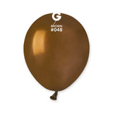 Ballons Latex Biodégradable 13Cm (5") - Finition Mat - Sachet De 50 (A50)