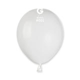 Ballons Latex Biodégradable 13Cm (5") - Finition Mat - Sachet De 50 (A50)