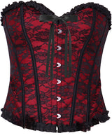 Corset Bordeaux Femme – Halloween et Soirée Costumée