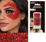 Stick Maquillage Glitter 15 g Or, Argent, Noir, Rouge – Fête et Halloween