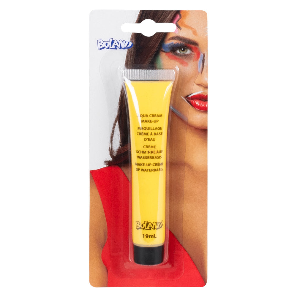 Tube de Crème Maquillage à l'Eau 19 ml Jaune, Orange, Brun – Carnaval et Halloween
