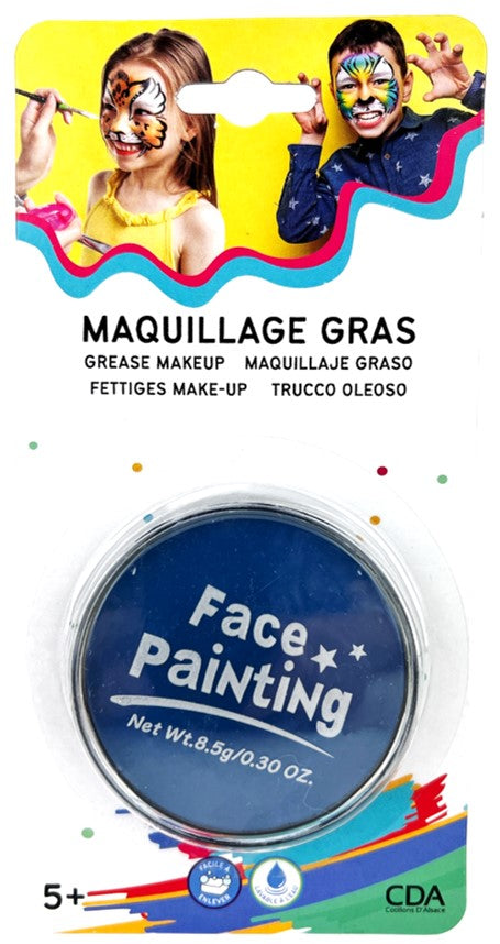 Pot de Maquillage Gras 8,5 g – 7 Couleurs pour Clown, Squelette et Carnaval