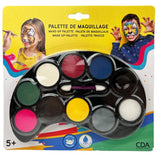 Palette Maquillage 8 Couleurs avec Applicateur et Éponge – Carnaval