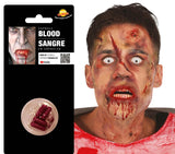Capsules de Faux Sang x6 – Vampire et Zombie Halloween