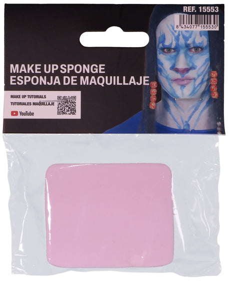 Éponge de Maquillage Rose – Accessoire Halloween et Carnaval