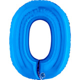 Ballon chiffre bleu - 40" - Gonflage Hélium en boutique