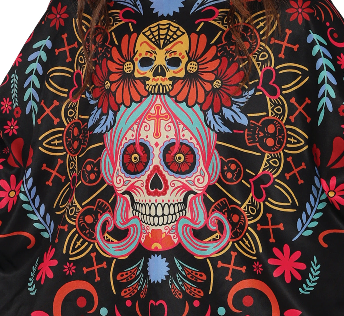 Déguisement Poncho Jour des Morts Enfant Fille – Jour des Morts et Halloween