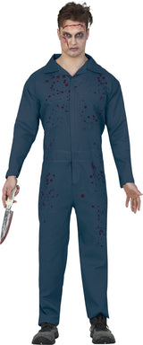 Déguisement Meurtrier en Combinaison Bleue Adulte Homme – Halloween