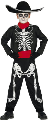 Déguisement Squelette Mariachi Enfant Garçon – Jour des Morts et Halloween