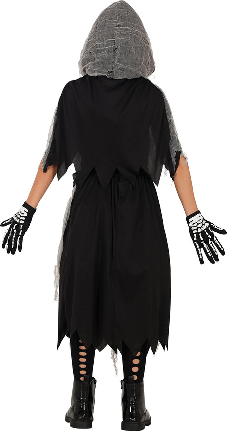 Déguisement Faucheur Squelette Enfant Fille – Halloween