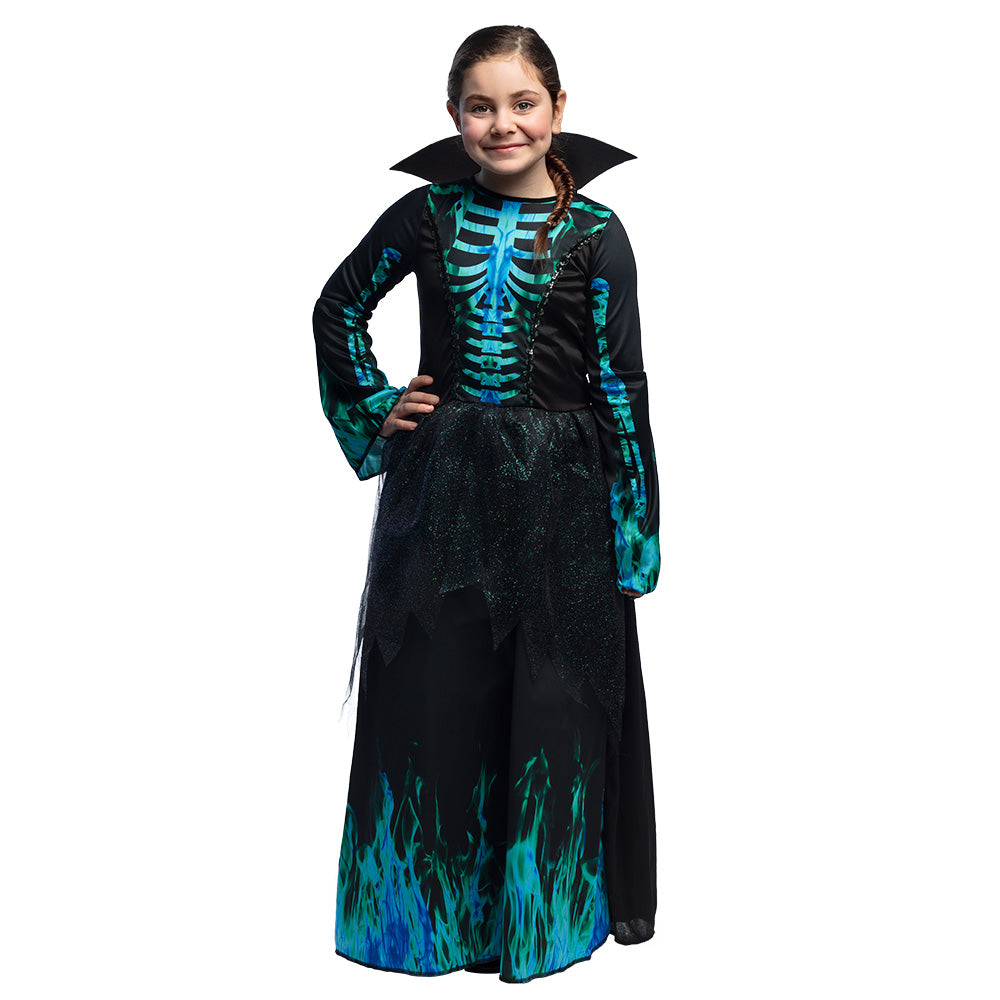 Déguisement Robe Squelette Azura Enfant – Halloween