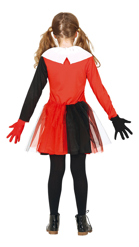 Déguisement Arlequin Rouge Enfant Fille – Halloween