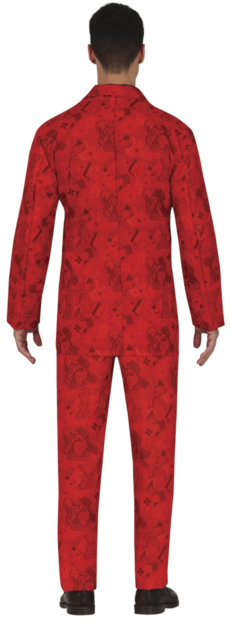 Déguisement Combinaison Monsieur Sourire Rouge Adulte Homme – Halloween