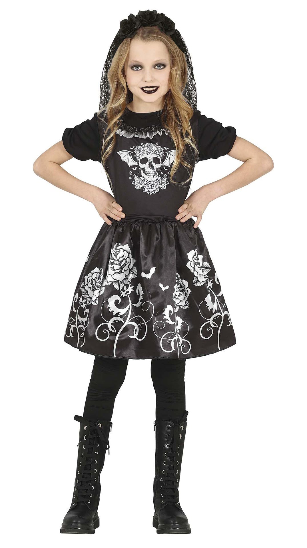 Déguisement Danseuse Gothique Enfant Fille 5-6 Ans – Halloween