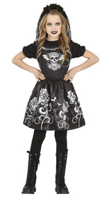 Déguisement Danseuse Gothique Enfant Fille 5-6 Ans – Halloween
