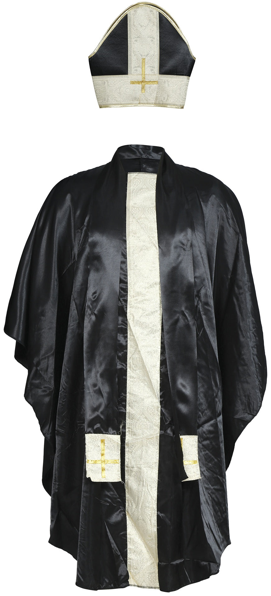 Déguisement Pape Noir Adulte Homme – Halloween