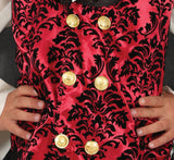 Déguisement Vampire Classique Gilet Rouge 7 à 12 Ans Enfant Garçon – Halloween