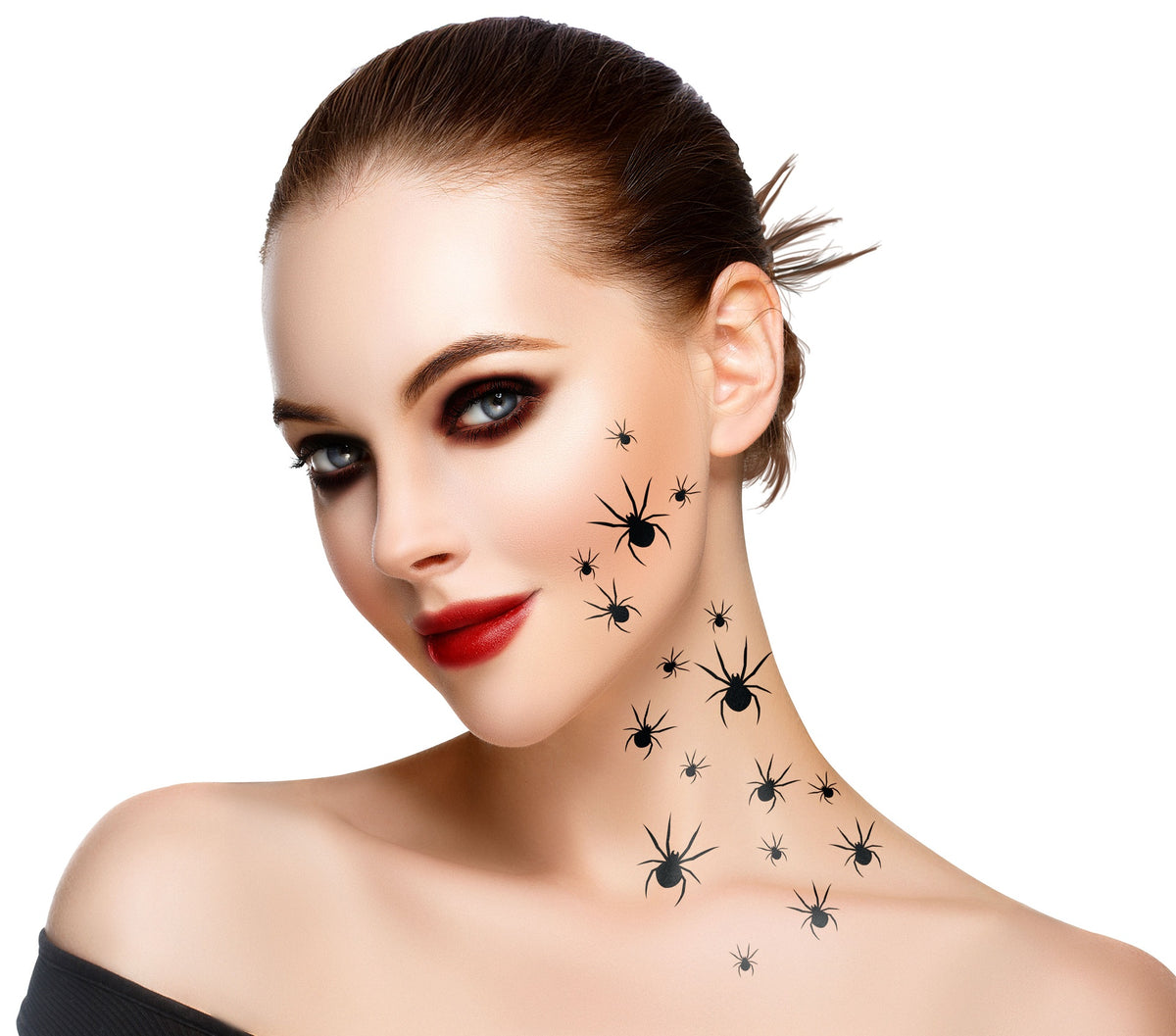 Tatouages Araignées Adhésifs – Halloween
