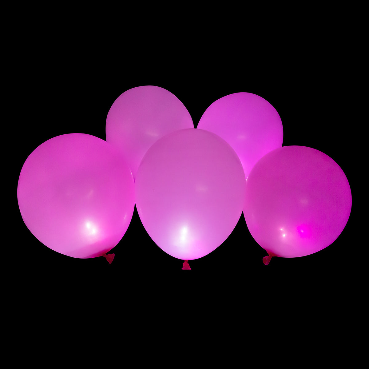 Ballons Latex LED Roses x5 – Anniversaire, EVJF et Soirée Lumineuse