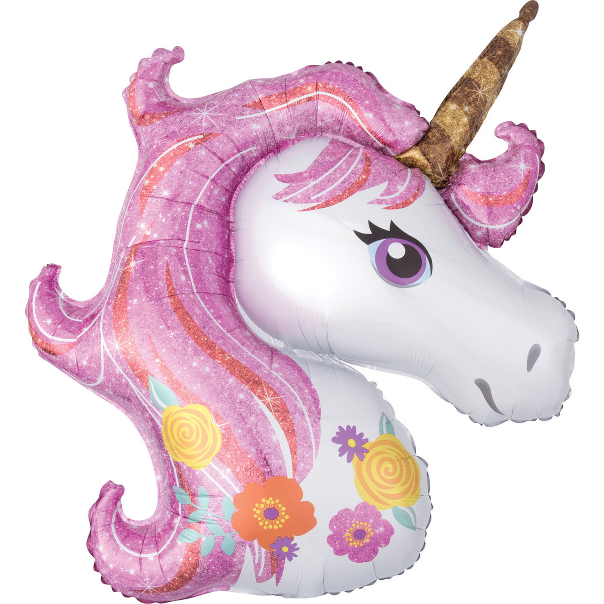 Ballon Hélium Licorne Rose Magique Géante – Anniversaire Fille