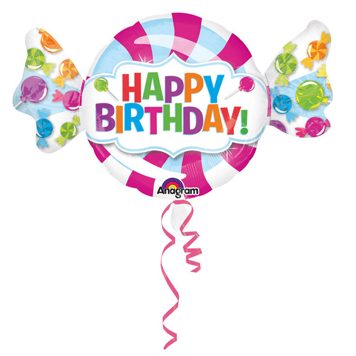 Ballon Hélium Bonbon Happy Birthday Sweet Shop – Anniversaire