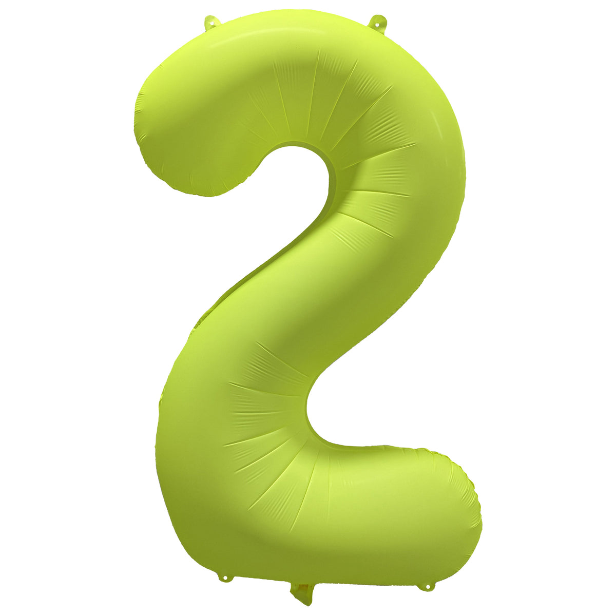Ballon Chiffre Néon Jaune de 0 à 9 – Anniversaire et Soirée Fluo