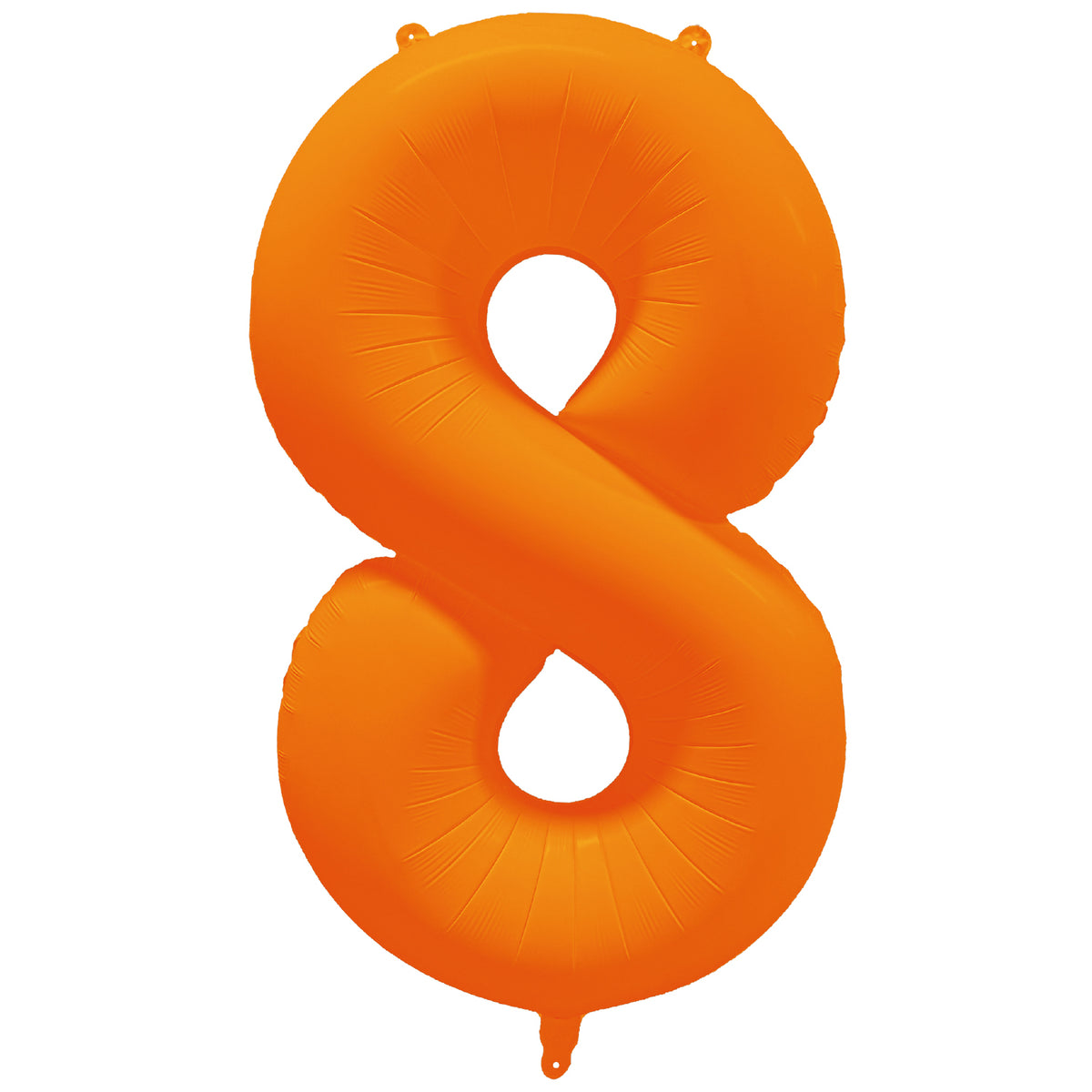 Ballon Chiffre Néon Orange de 0 à 9 – Anniversaire et Soirée Fluo