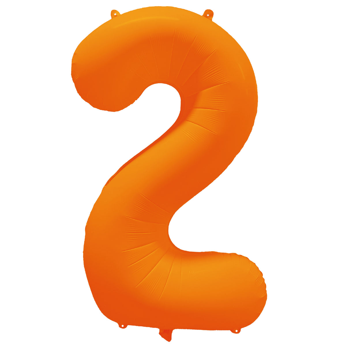Ballon Chiffre Néon Orange de 0 à 9 – Anniversaire et Soirée Fluo