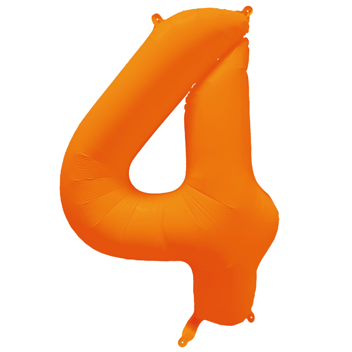Ballon Chiffre Néon Orange de 0 à 9 – Anniversaire et Soirée Fluo
