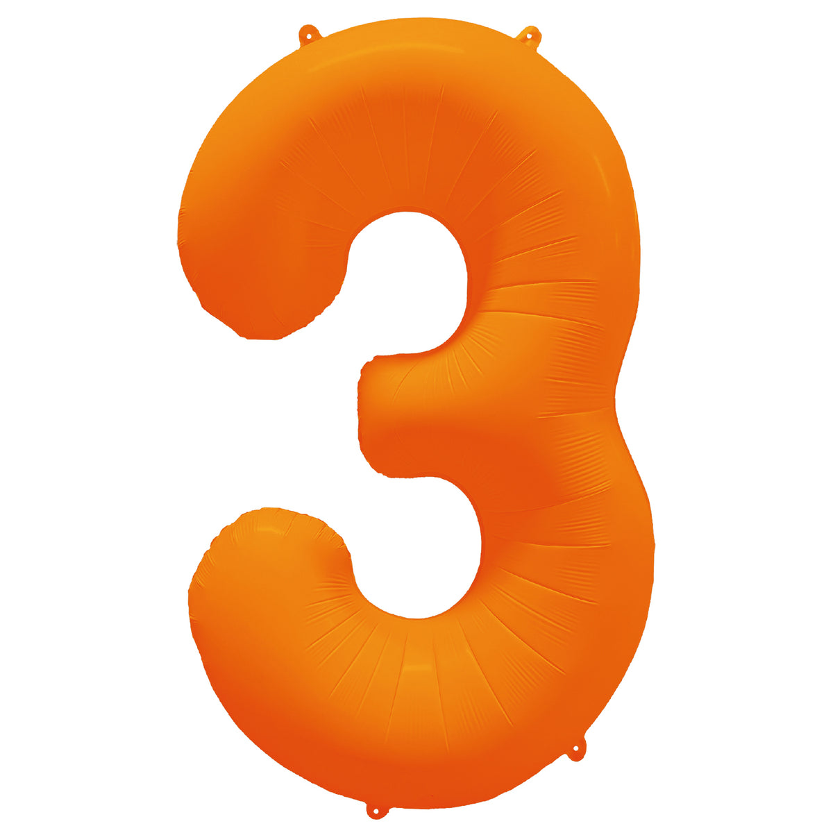 Ballon Chiffre Néon Orange de 0 à 9 – Anniversaire et Soirée Fluo