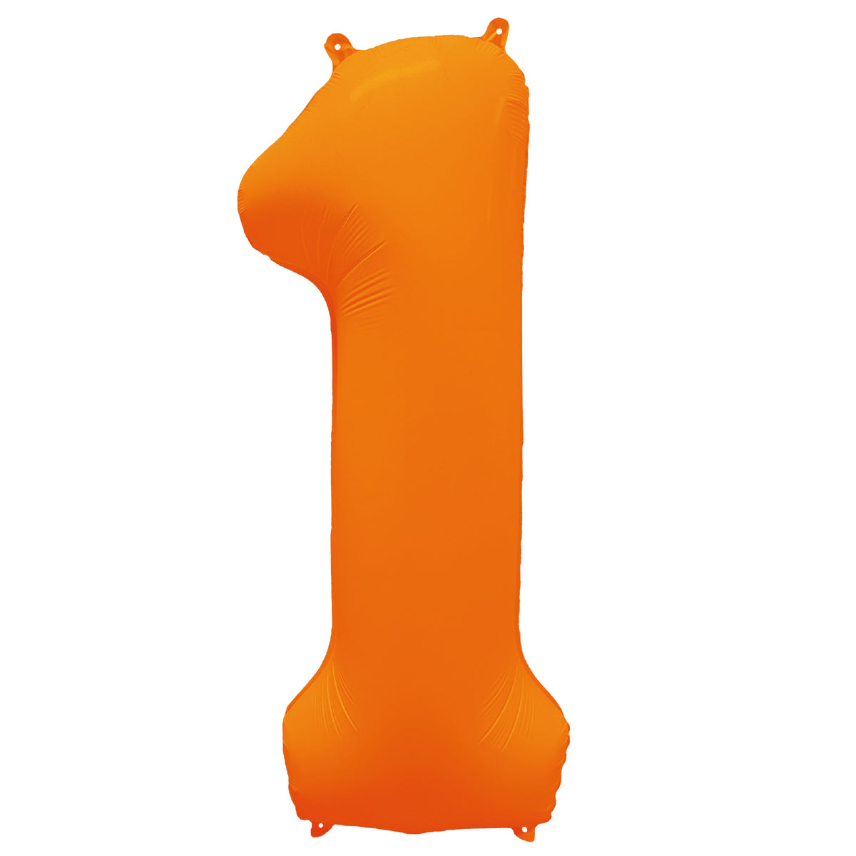 Ballon Chiffre Néon Orange de 0 à 9 – Anniversaire et Soirée Fluo