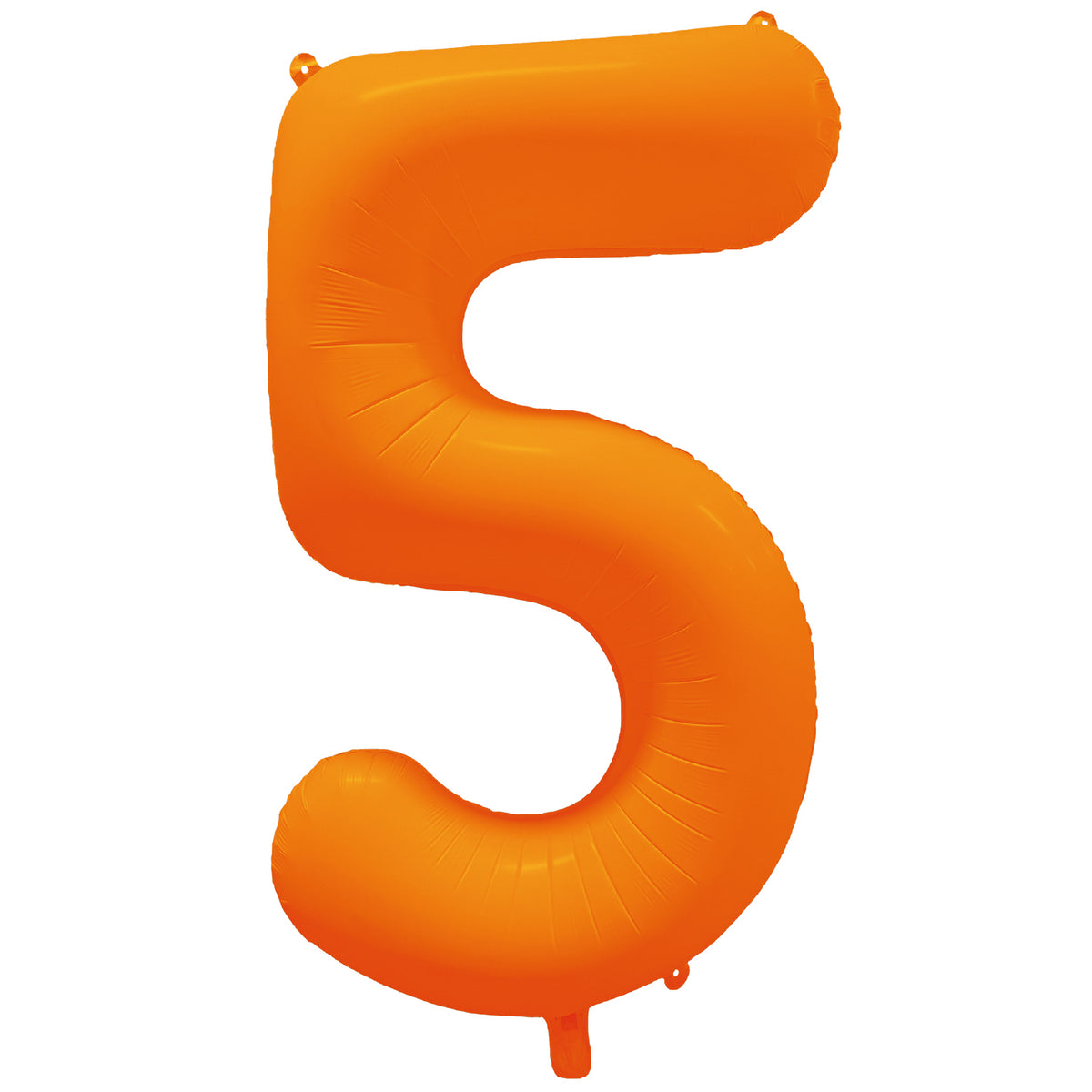 Ballon Chiffre Néon Orange de 0 à 9 – Anniversaire et Soirée Fluo