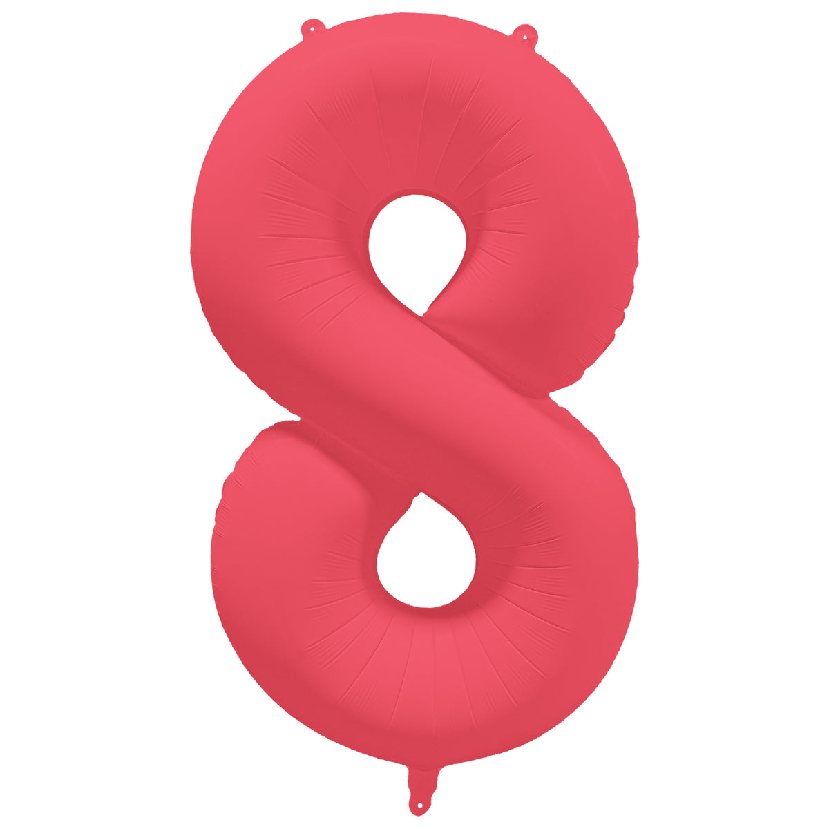 Ballon Chiffre Néon Rouge de 0 à 9 – Anniversaire et Soirée Fluo