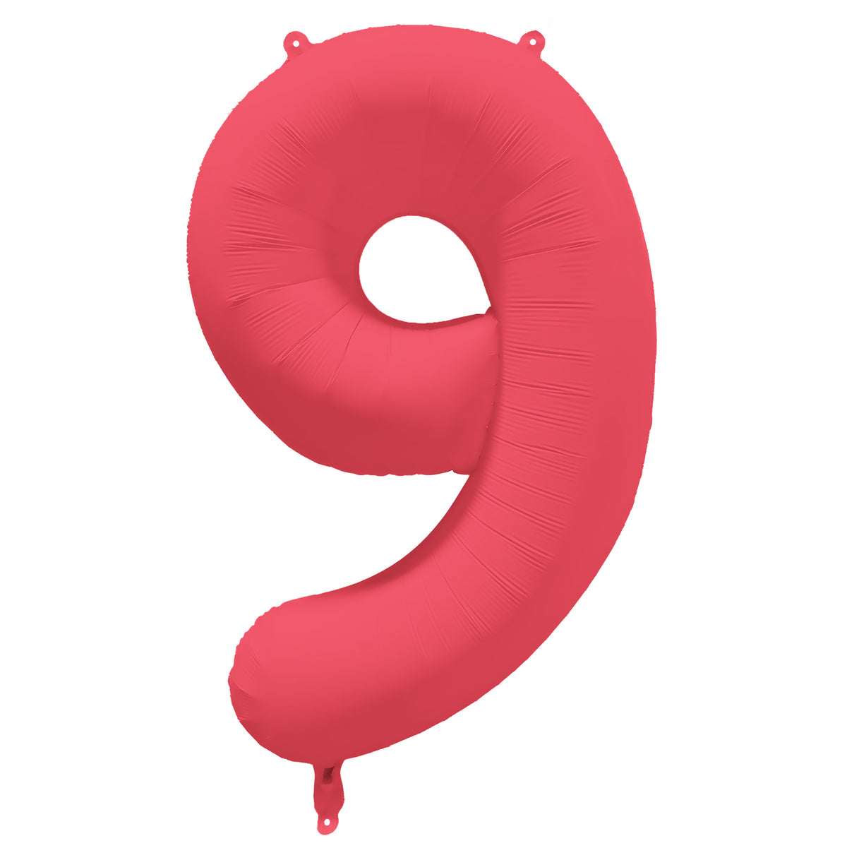 Ballon Chiffre Néon Rouge de 0 à 9 – Anniversaire et Soirée Fluo