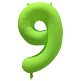 Ballon Chiffre Néon Vert de 0 à 9 – Anniversaire et Soirée Fluo