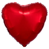 Ballon Hélium Cœur Métallisé Uni – Saint-Valentin, Mariage et Anniversaire