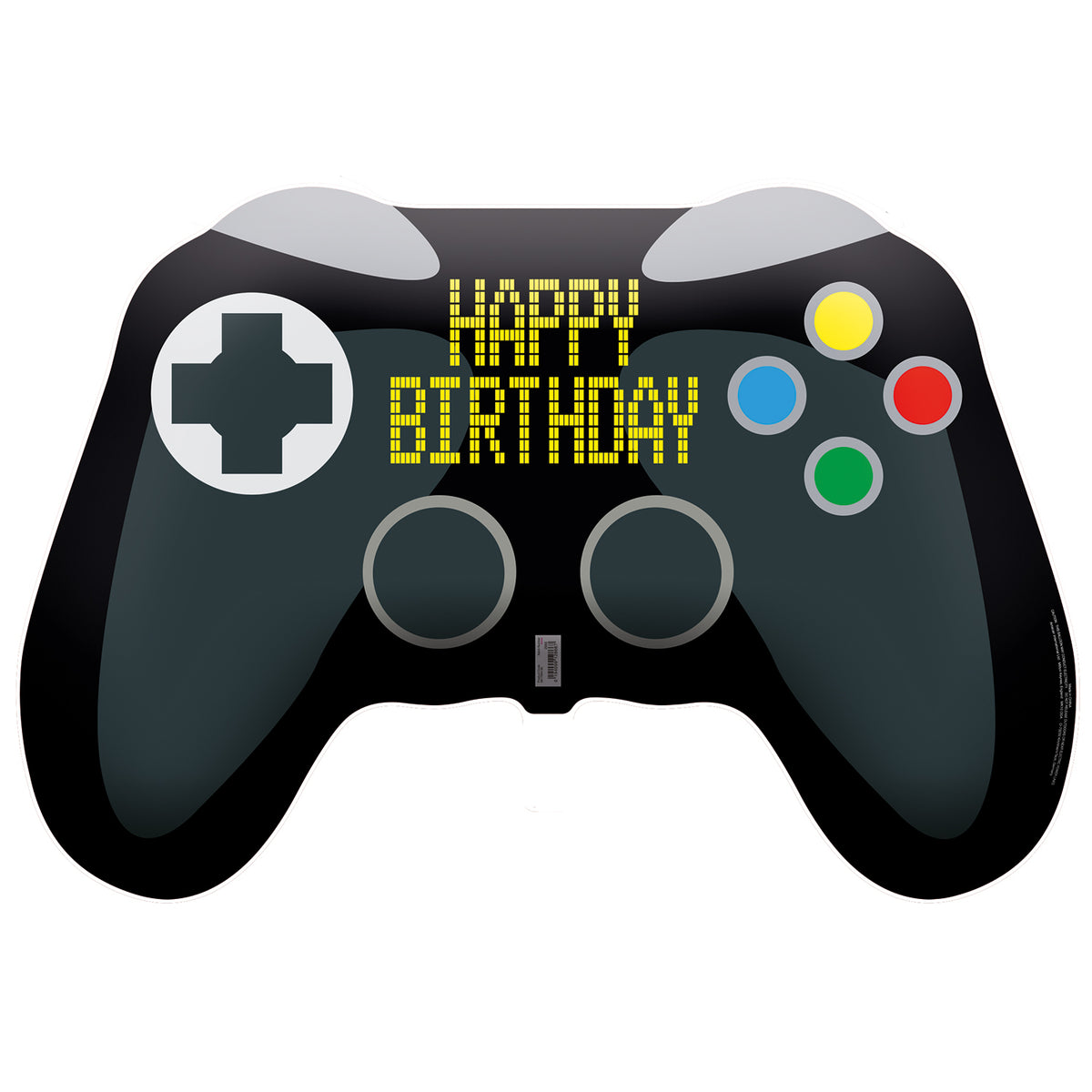 Ballon Hélium Manette de Jeu Happy Birthday – Anniversaire Gamer