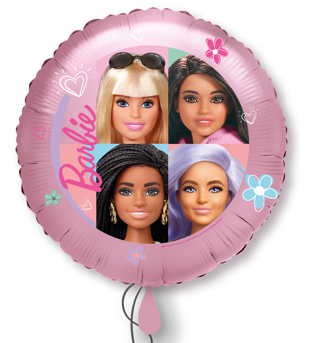 Ballon Hélium Rond Barbie 43 cm – Anniversaire Fille