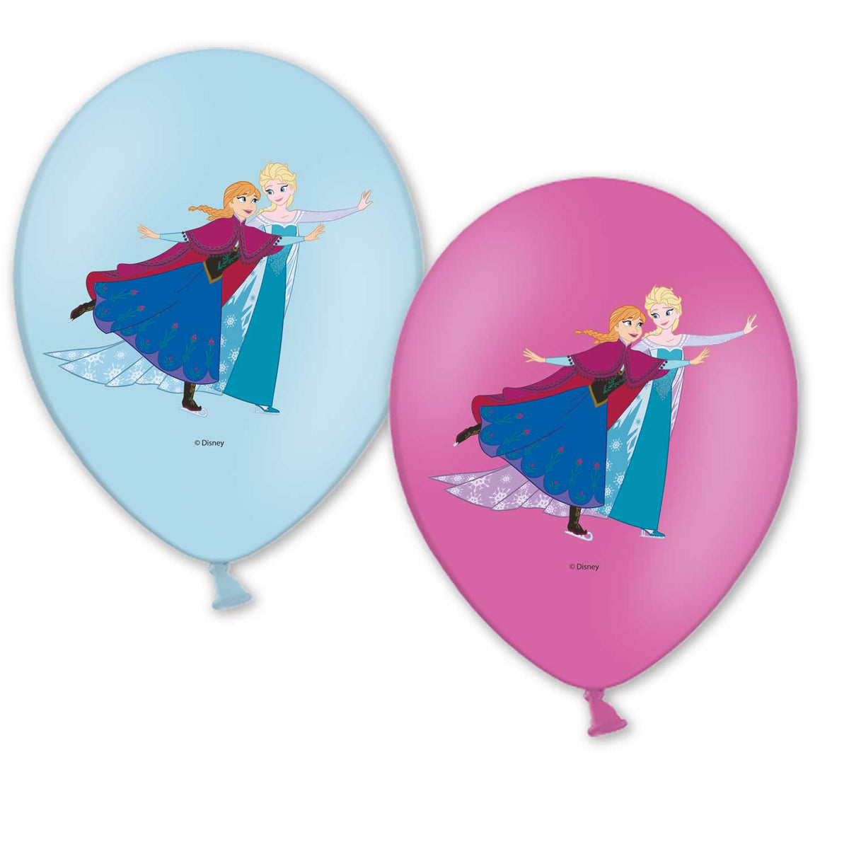 Ballons Latex La Reine des Neiges x6 – Anniversaire Fille