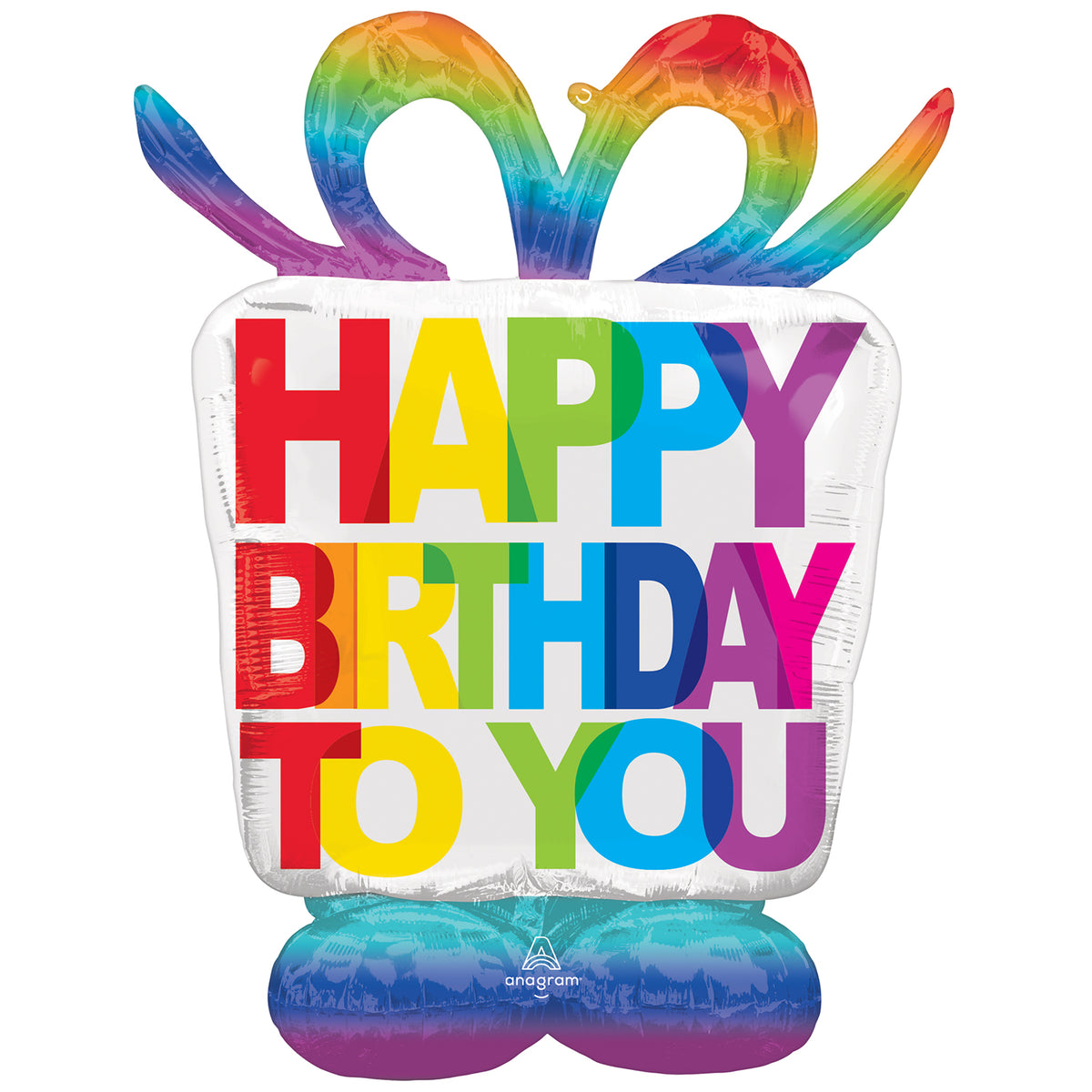 Ballon à Air Cadeau Happy Birthday To You 127 cm – Anniversaire