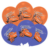 Ballons Imprimés Cars Flash McQueen x6 – Anniversaire Garçon