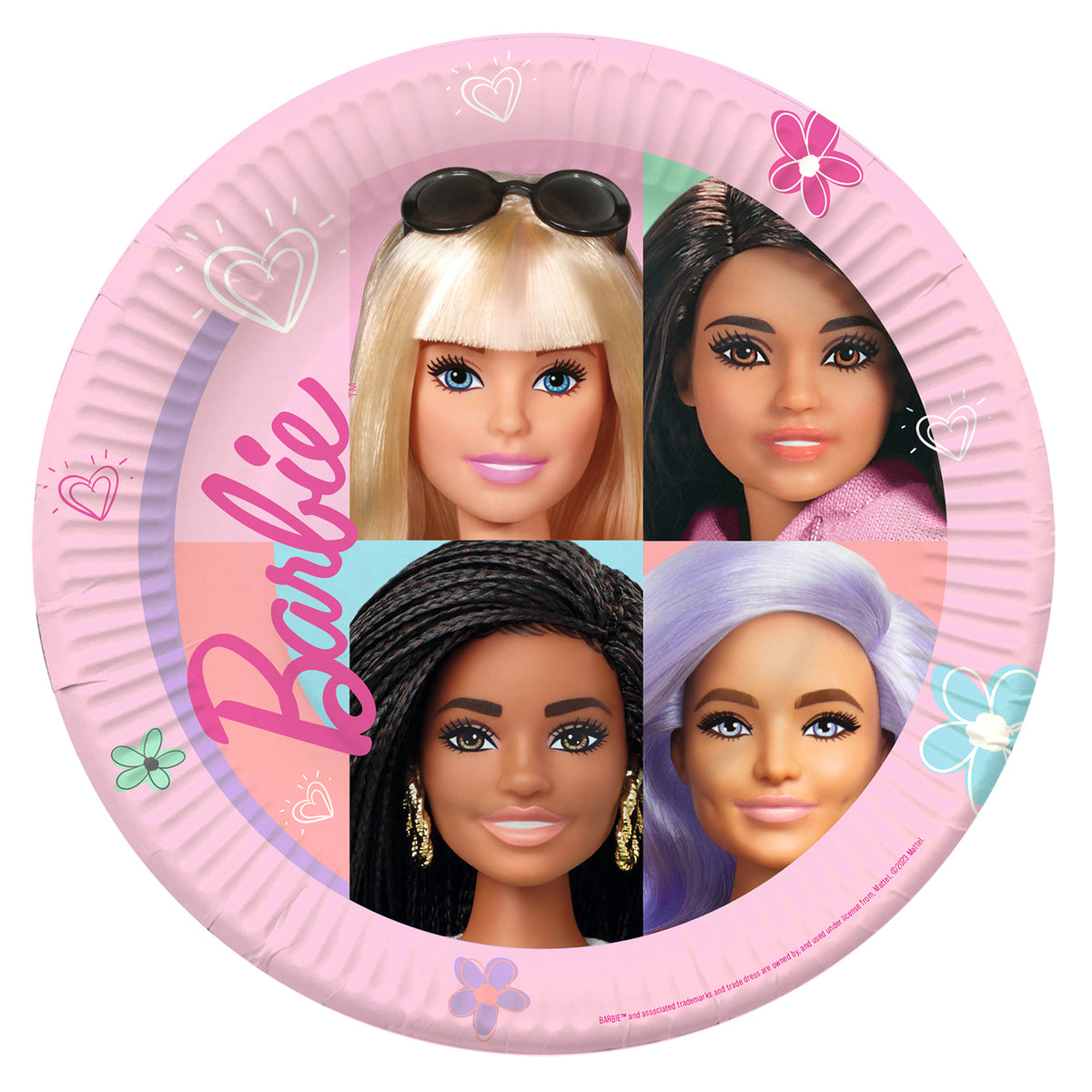 Assiettes Barbie x8 – Anniversaire Fille